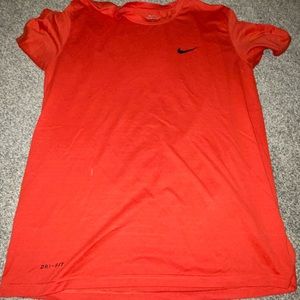 red nike shirt
